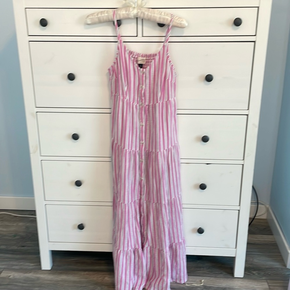 Pink and white dress, size xsmall